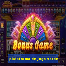 plataforma de jogo verde